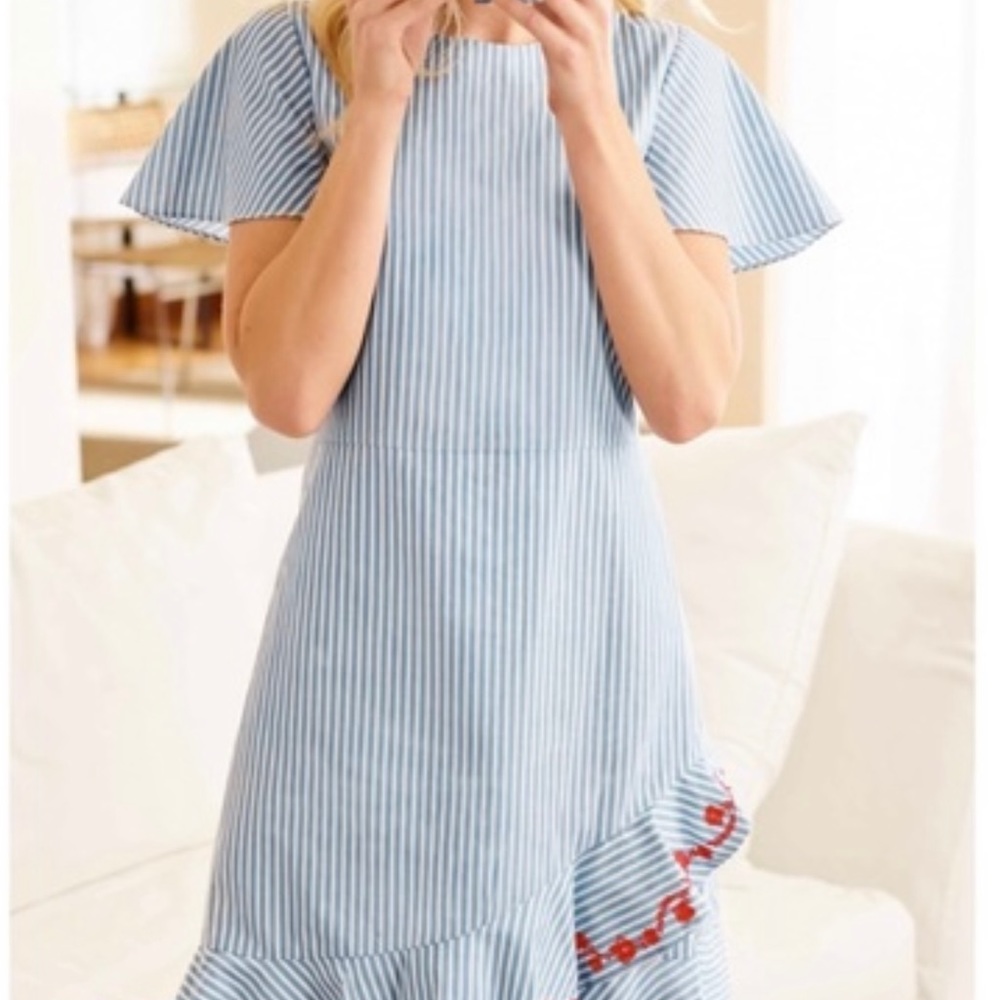Draper James Blue & White dress
